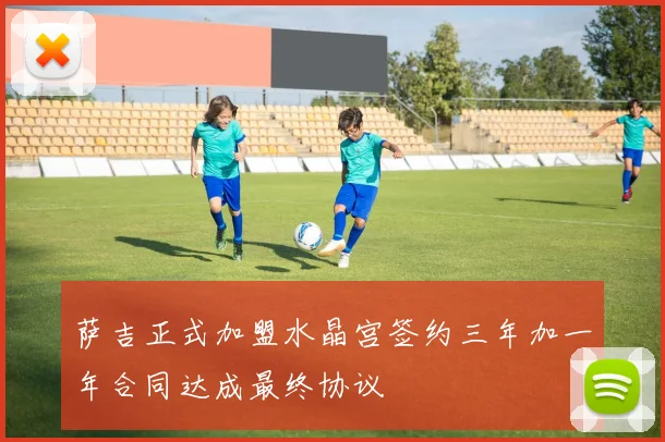 萨吉正式加盟水晶宫签约三年加一年合同达成最终协议