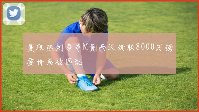 曼联热刺争夺M费西汉姆联8000万镑要价或被匹配